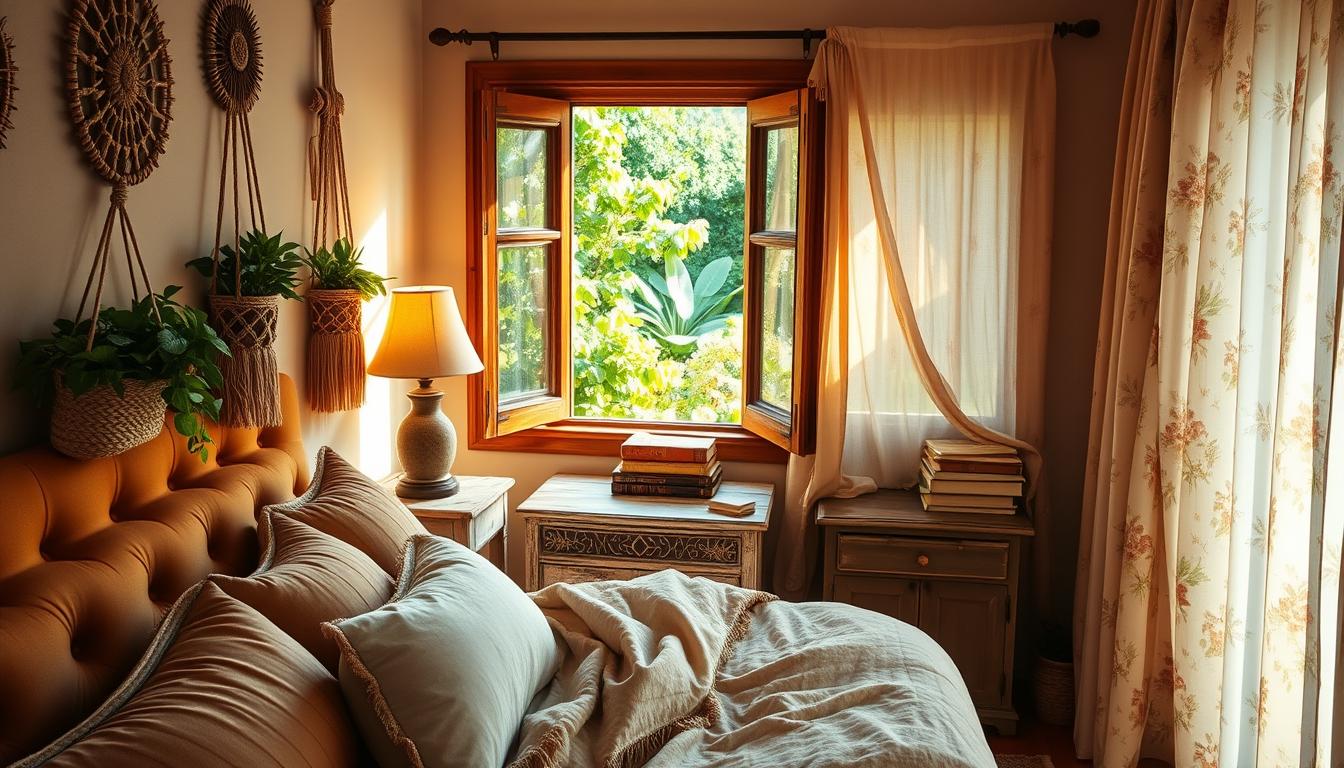 Boho spring bedroom makeover