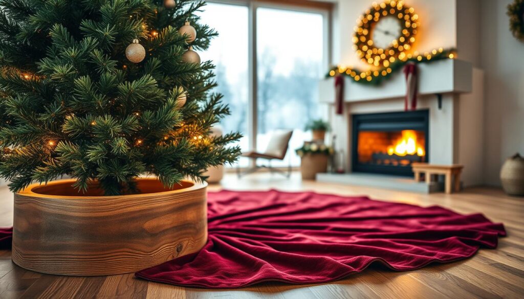 Christmas tree collar vs. skirt ideas