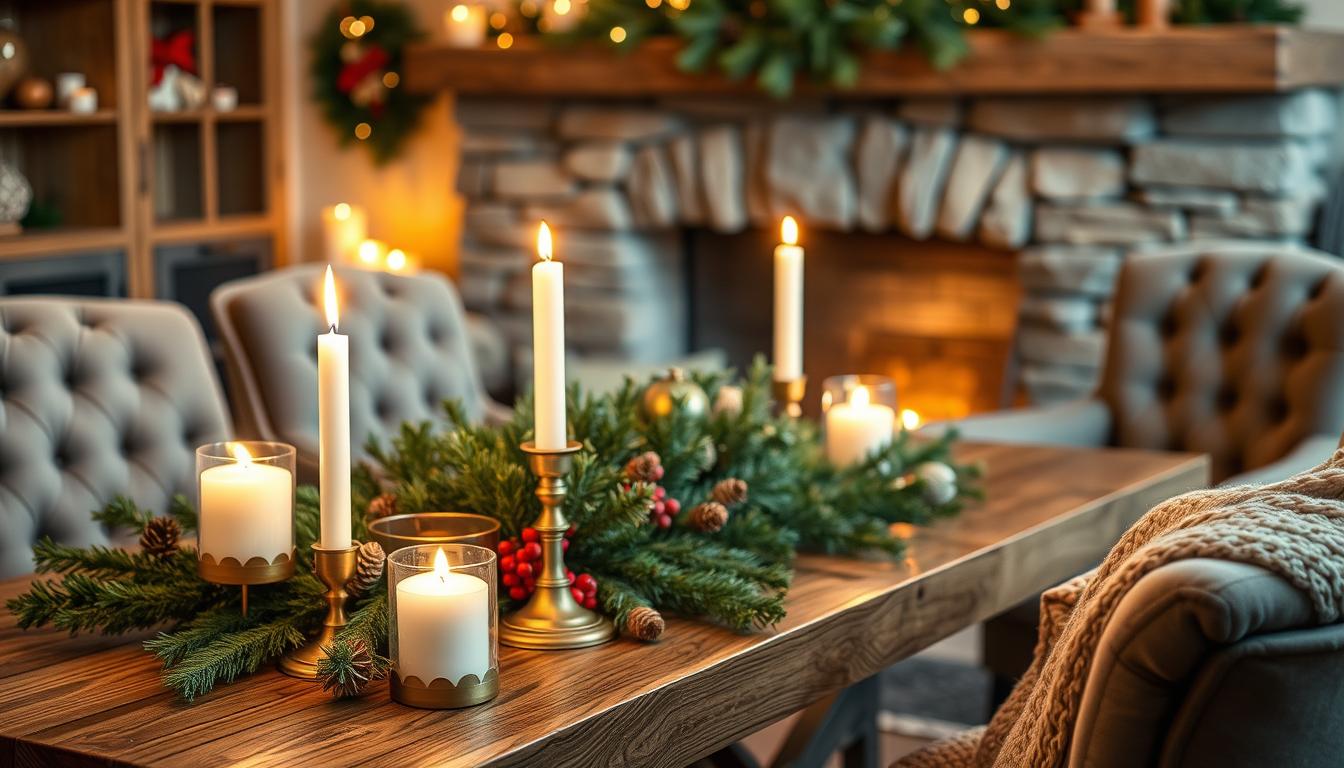 Cozy candlelight Christmas ideas