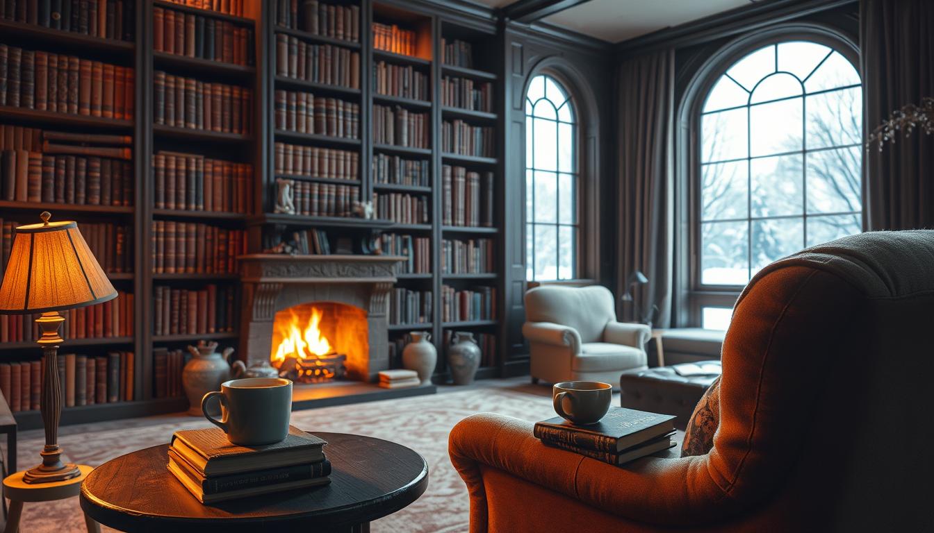 Cozy winter reading nook ideas