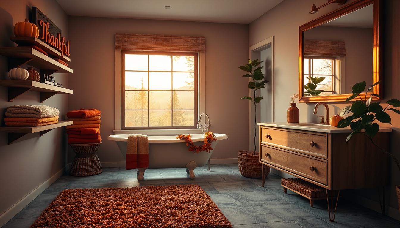 Fall bathroom decor ideas