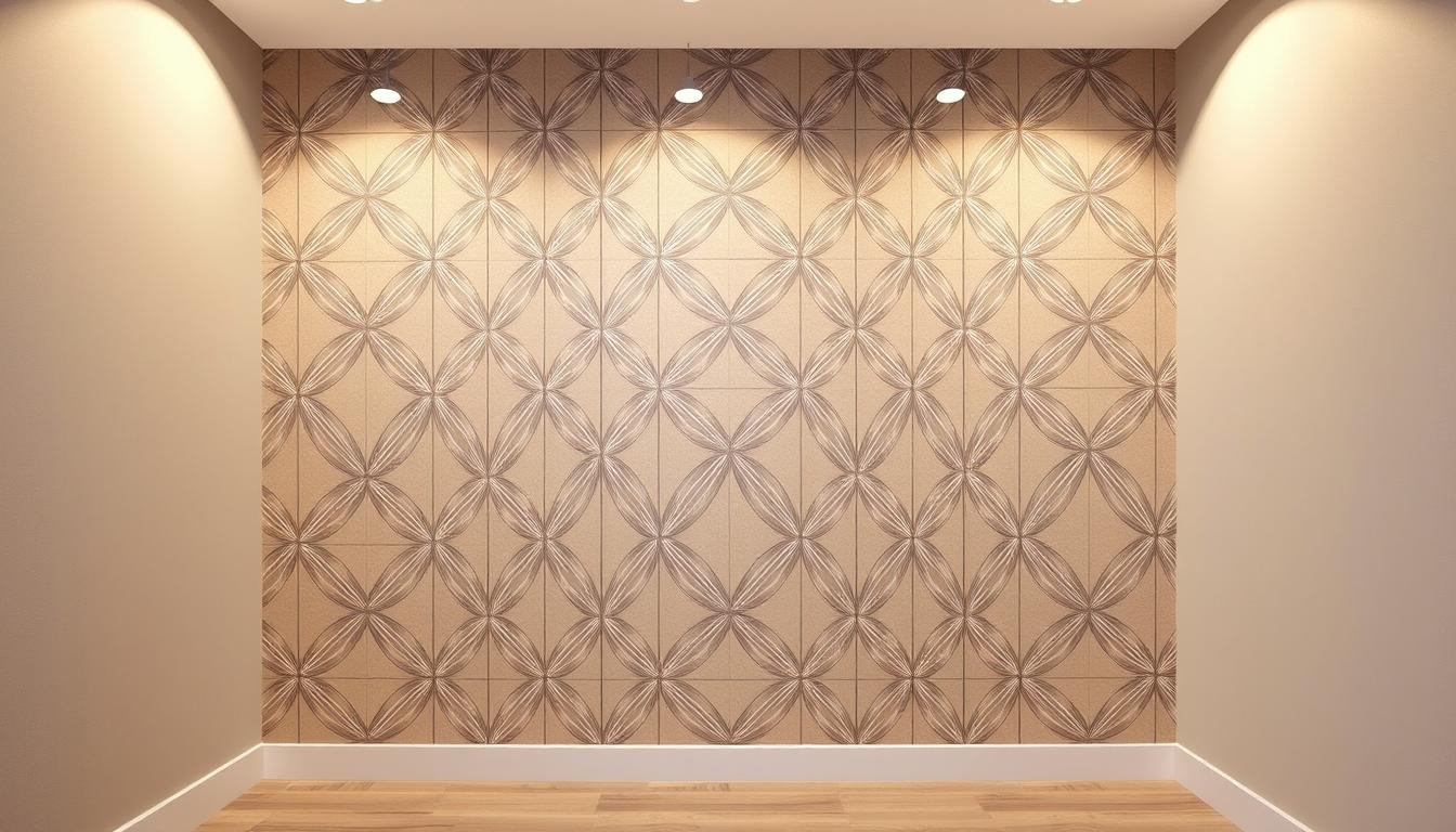 Geometric wallpaper for modern interiors