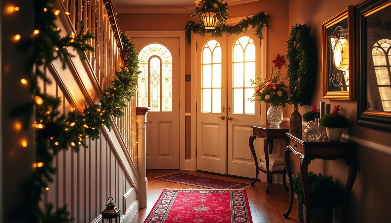 Holiday hallway decorating ideas