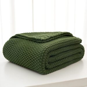 Longhui bedding Chunky Cable Knit Throw Blanket