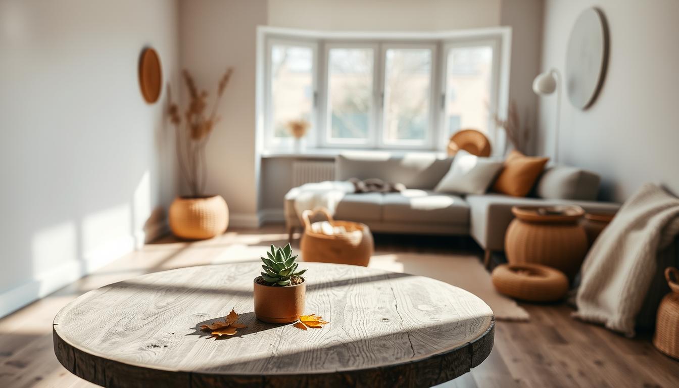 Minimalist fall decor for small spaces