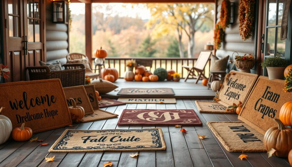Personalized doormats options