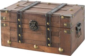 SLPR Alexander Small Wooden Treasure Chest
