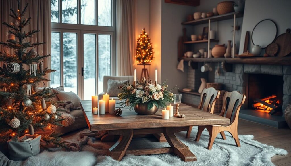 Scandi-style Christmas decorations