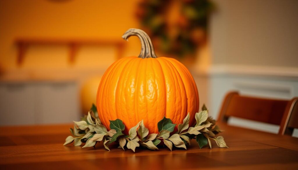 Simple DIY pumpkin centerpiece