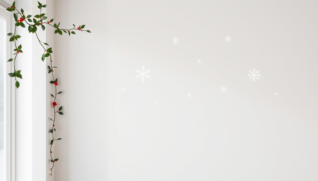 Simple holiday wall decals