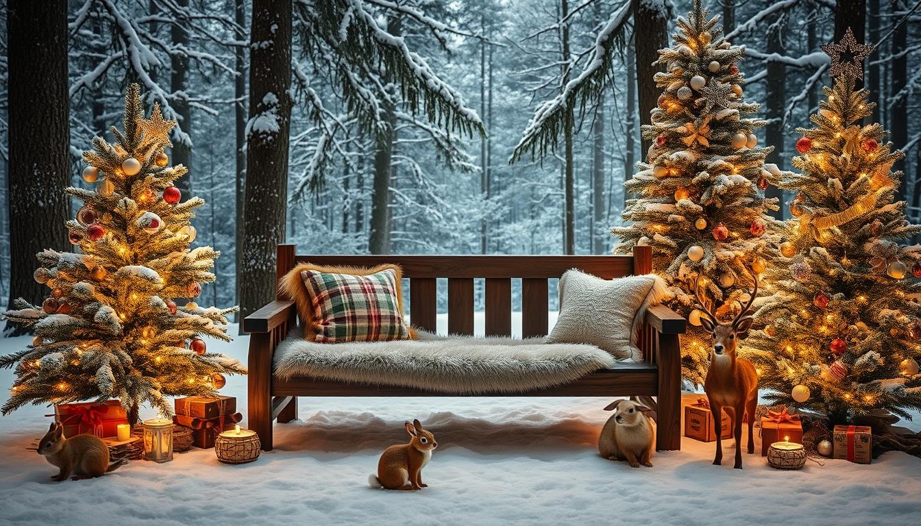 Snowy woodland Christmas inspiration