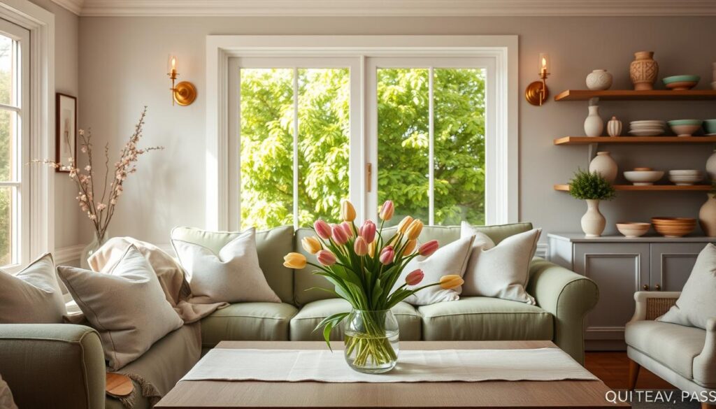 Spring pastel home accents