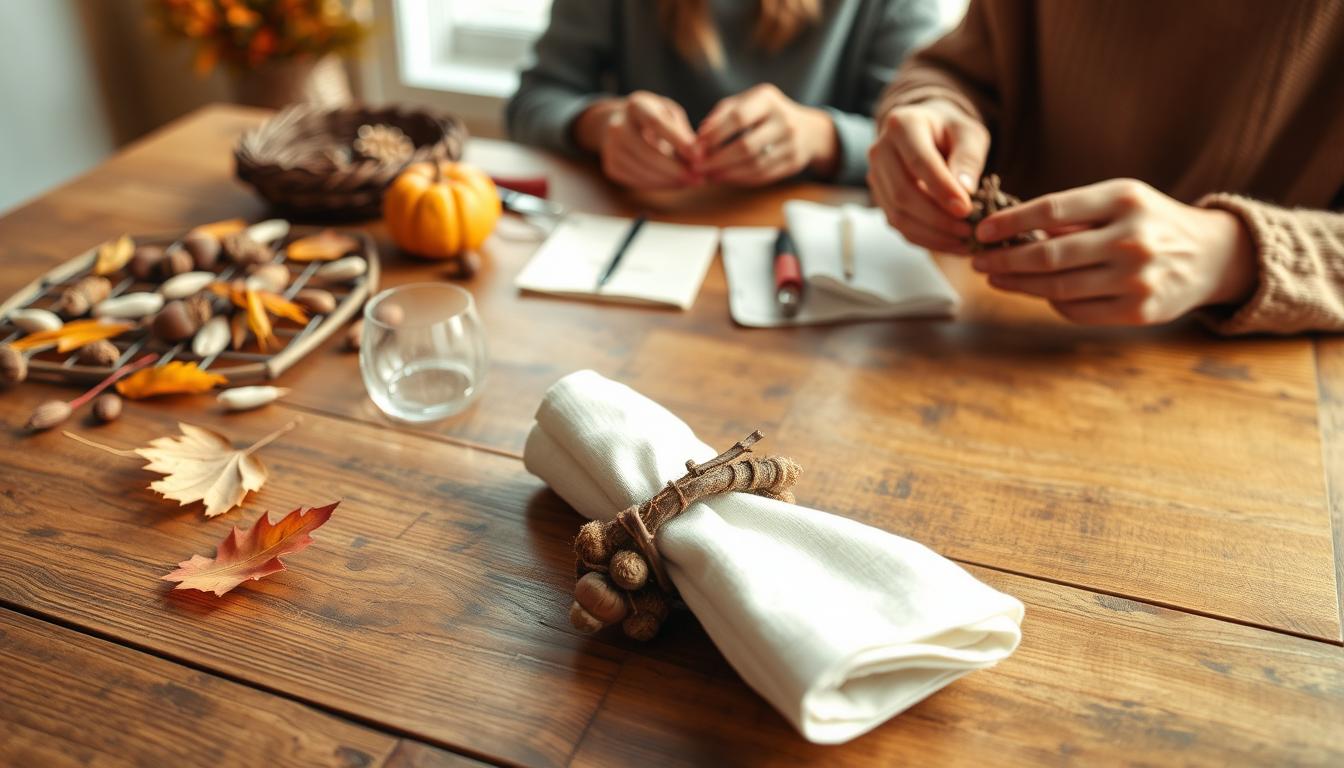Thanksgiving napkin ring DIY