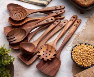 Wooden Cooking Utensils Set