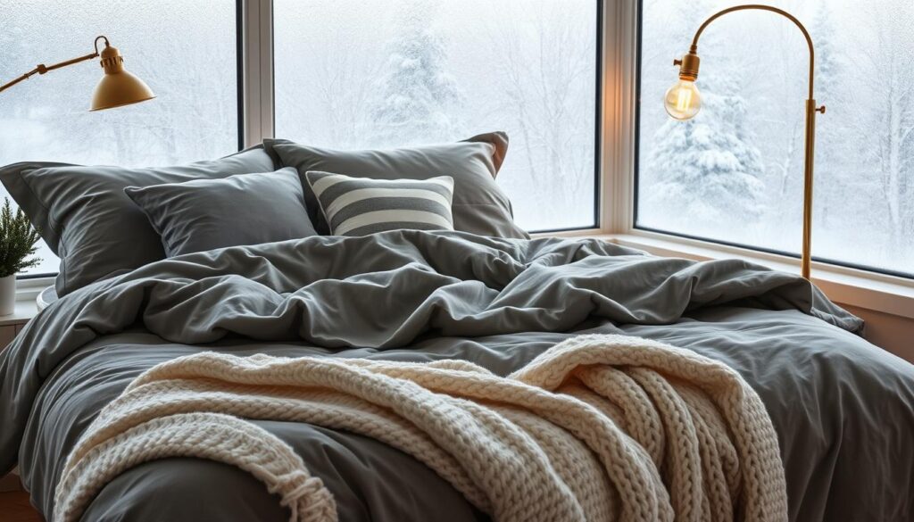 cozy winter bedding ideas