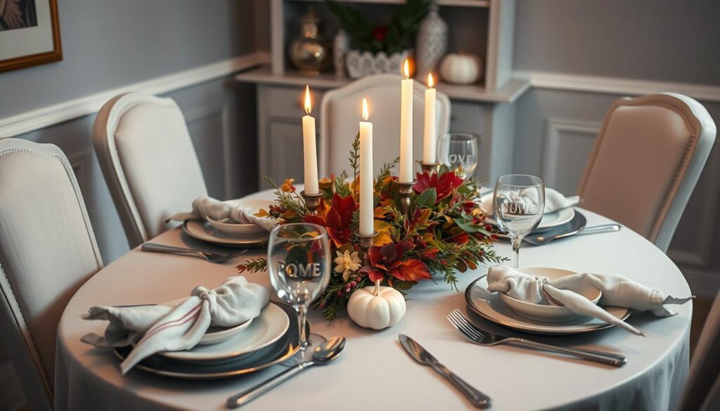 creative Thanksgiving table arrangements