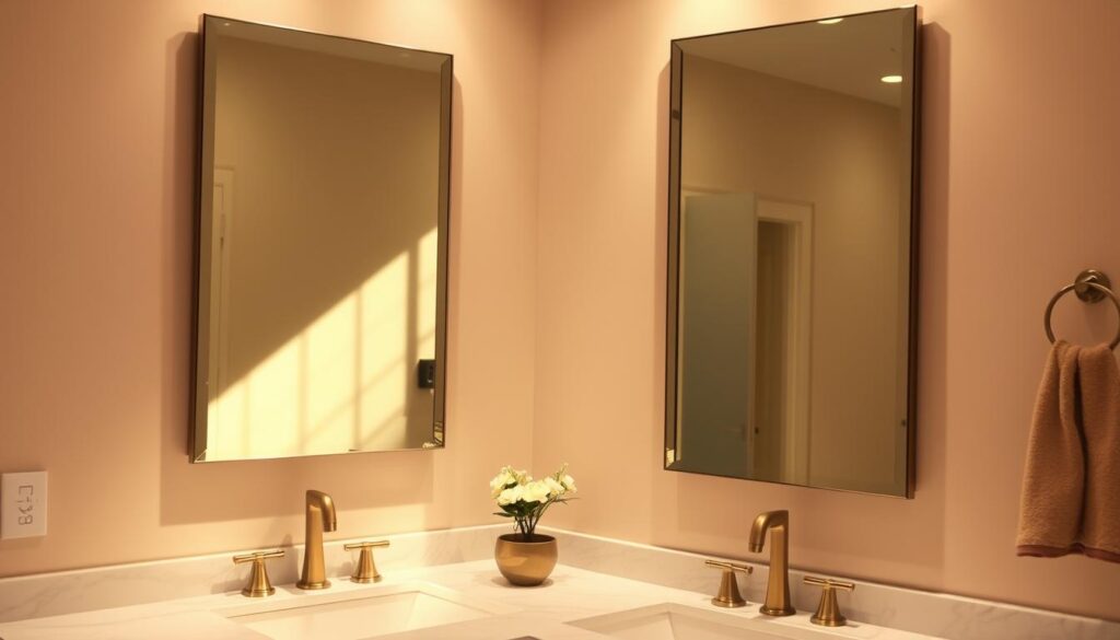 elegant bathroom mirrors