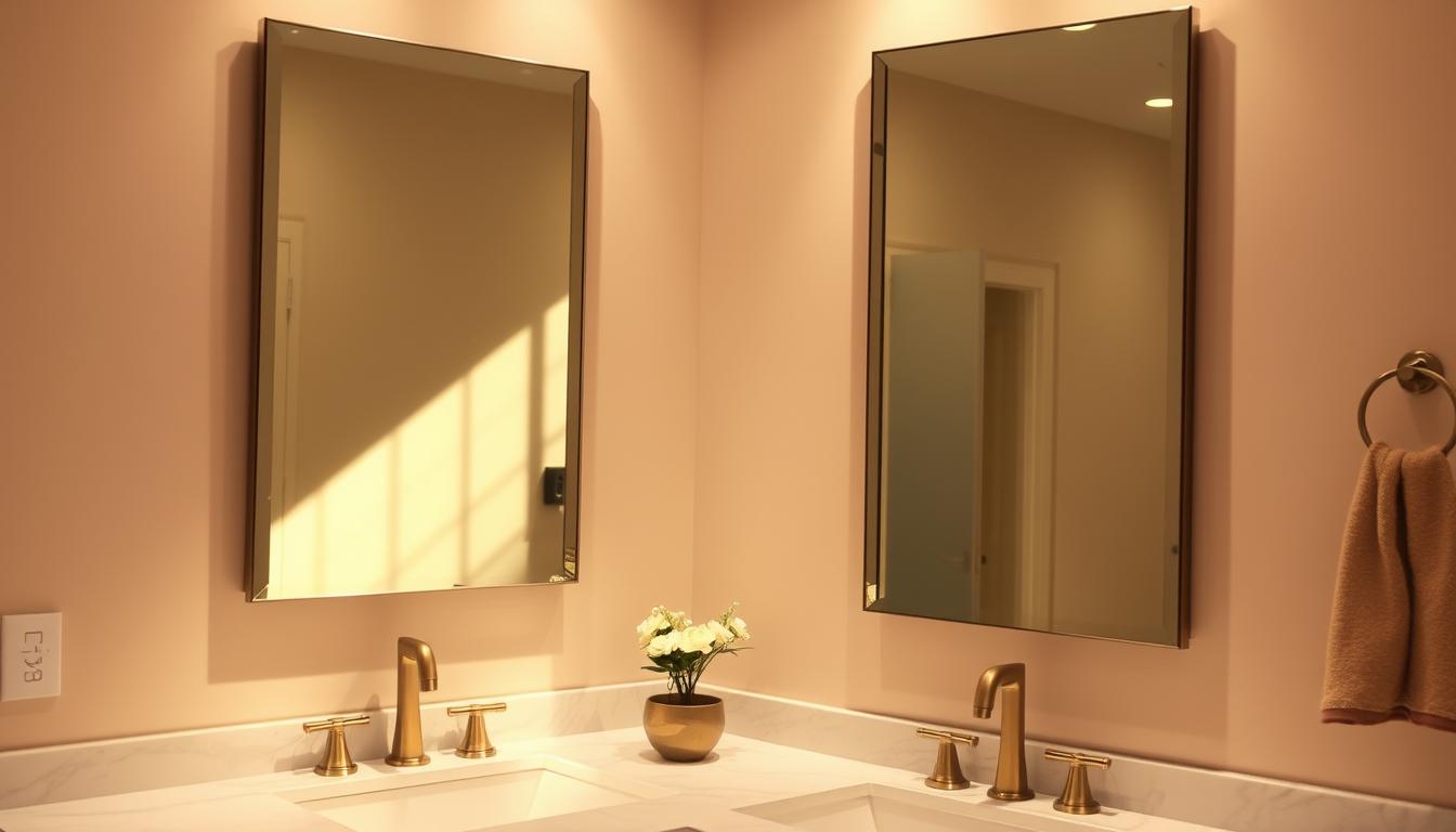 elegant bathroom mirrors