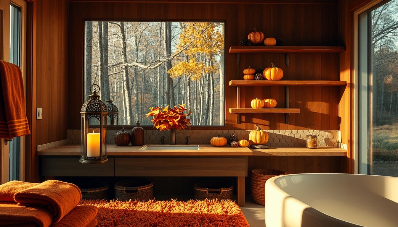 fall bathroom decor ideas