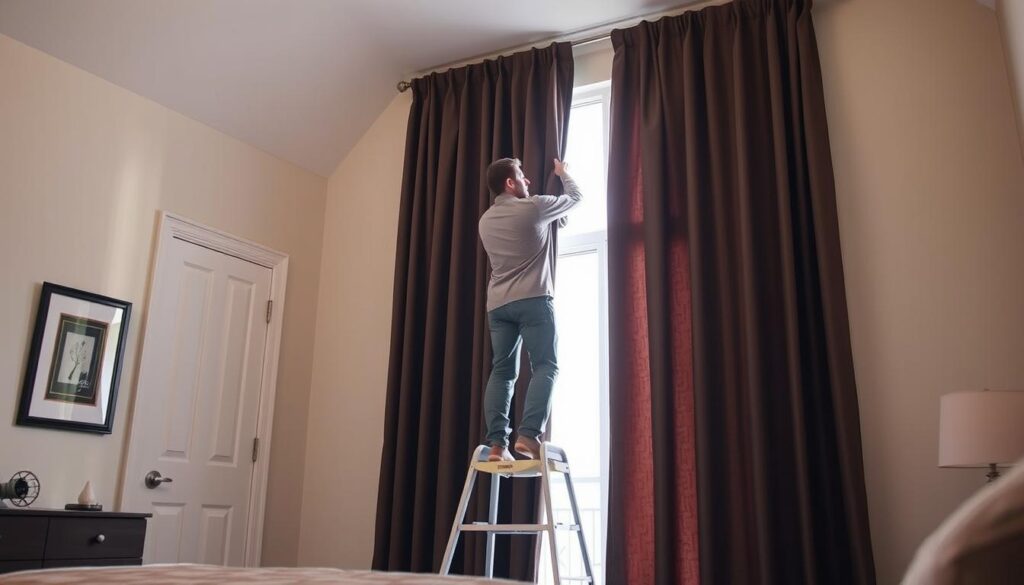 installing blackout curtains installing blackout curtains