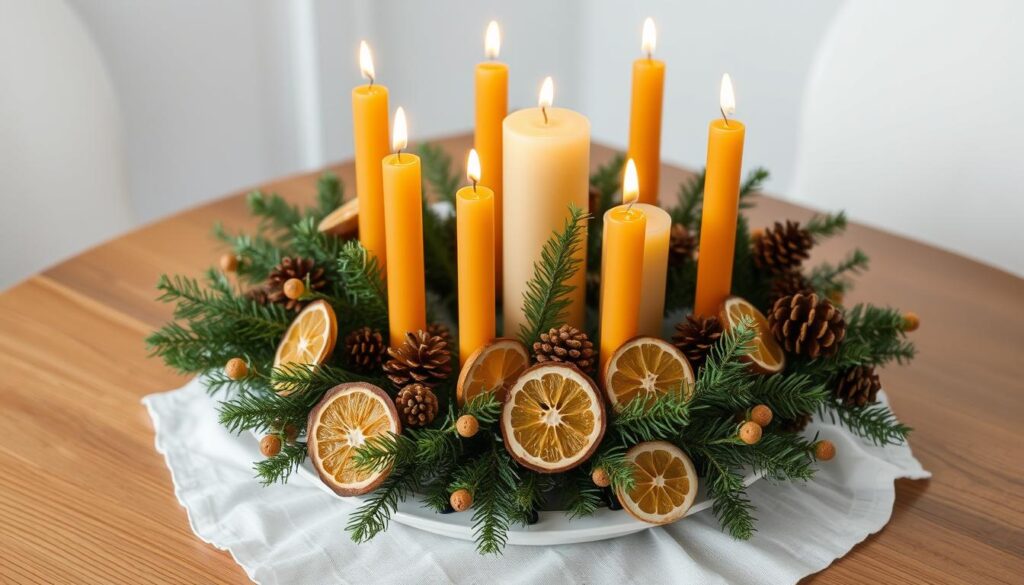 maintaining candle centerpiece