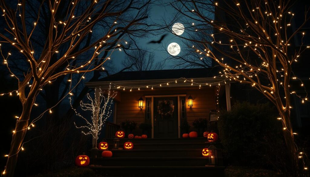 outdoor Halloween decorations