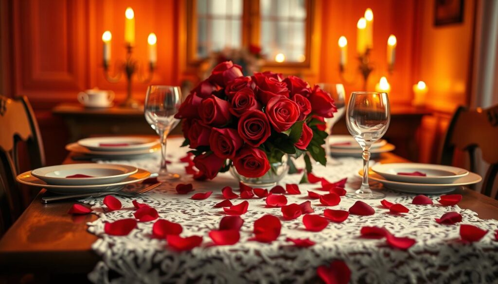 unique Valentine’s table setting