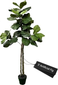 ypress & Alabaster Handmade 5ft Fiddle Leaf Fig