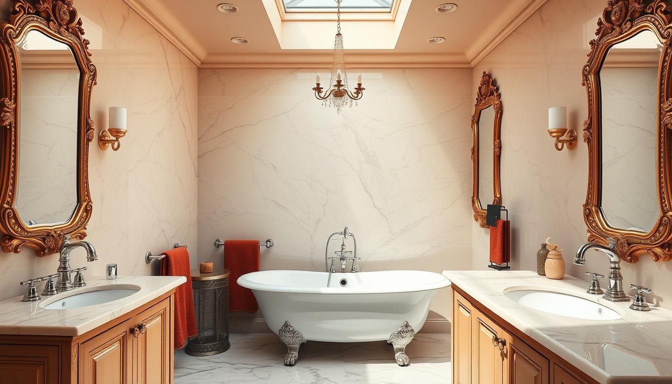 luxurious bathroom fixtures