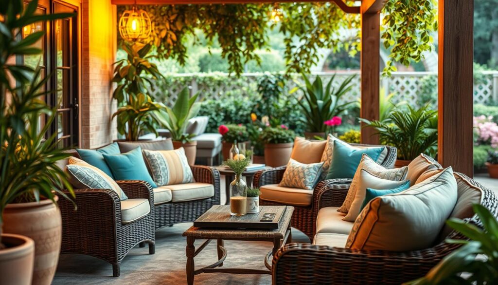 patio cushion selection