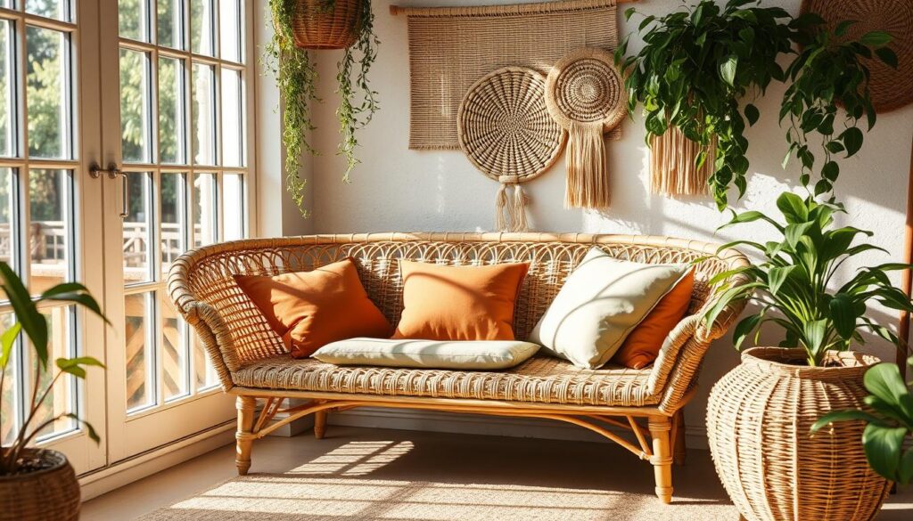 woven bench